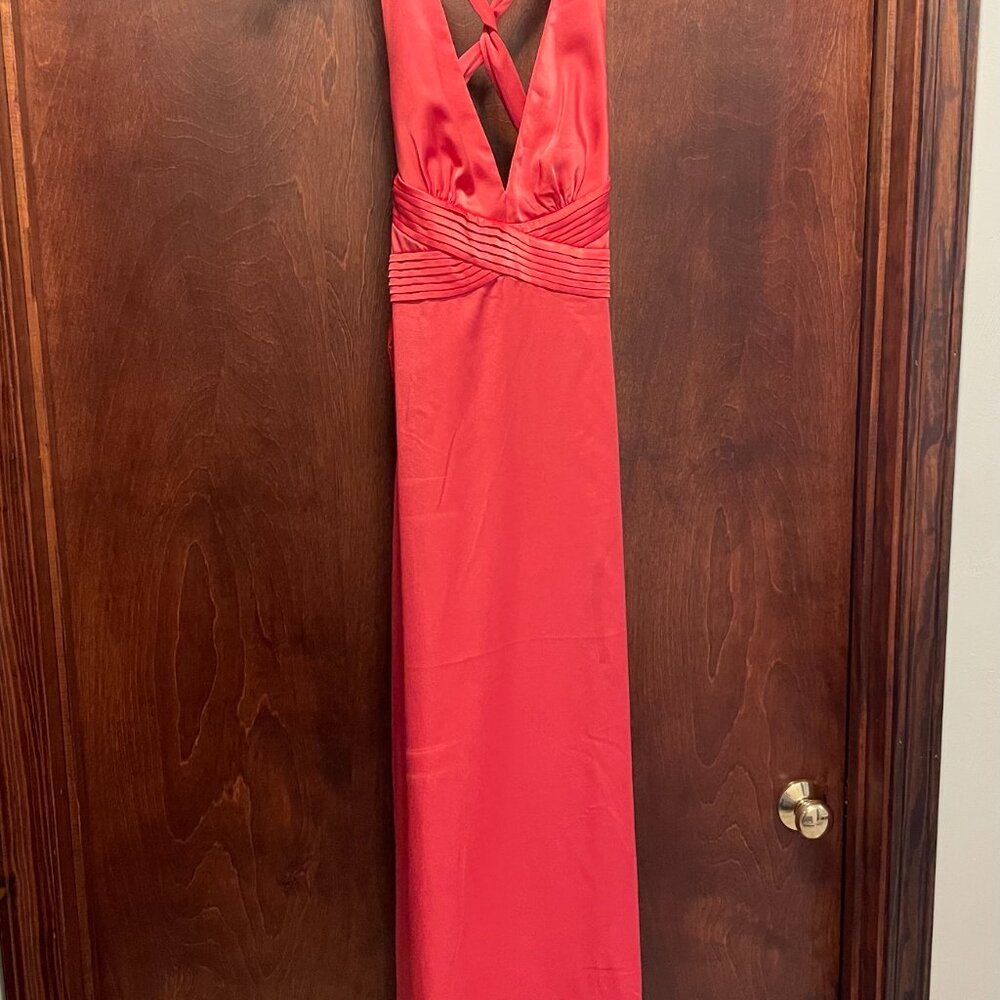 BCBGMaxAzria Raspberry gown - Picture 2 of 5